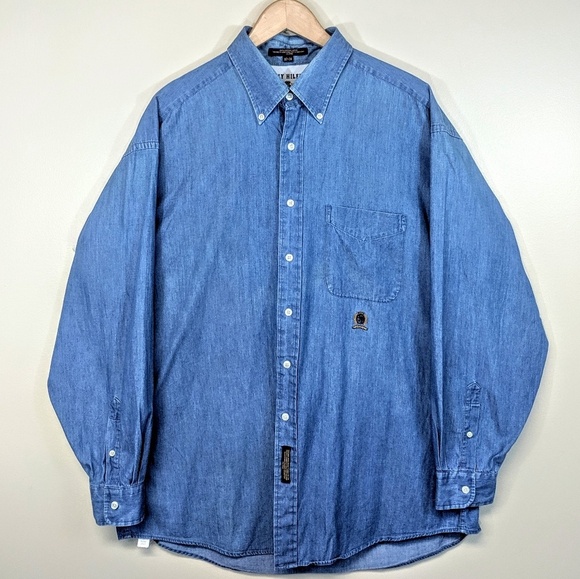 Tommy Hilfiger Other - Tommy Hilfiger Vintage Denim Button Down